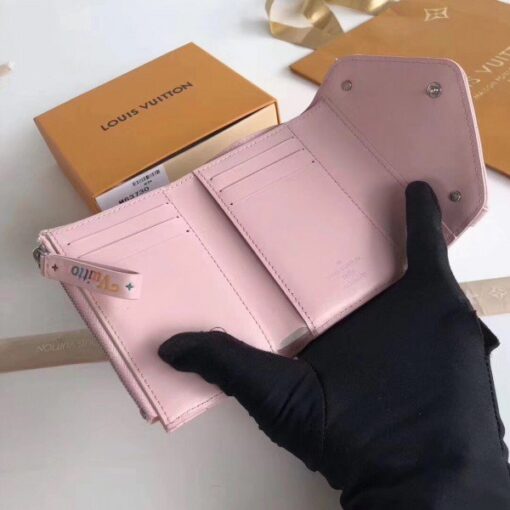 Replica Louis Vuitton Pink New Wave Compact Wallet M63730 BLV1013 4