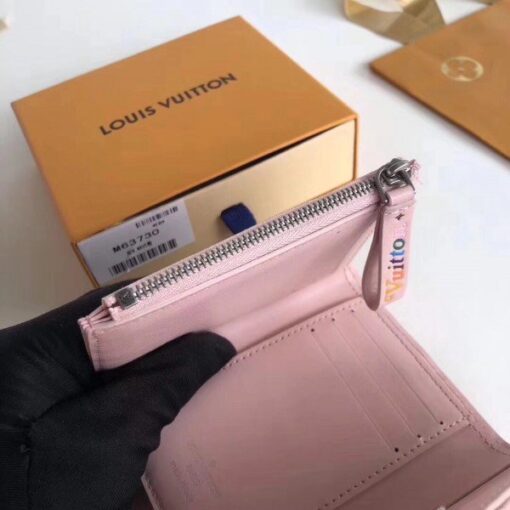 Replica Louis Vuitton Pink New Wave Compact Wallet M63730 BLV1013 7