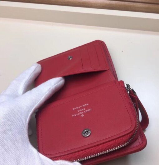 Replica Louis Vuitton Red New Wave Zipped Compact Wallet M63790 BLV1009 7