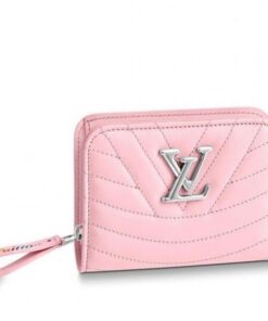 Replica Louis Vuitton Pink New Wave Zipped Compact Wallet M63791 BLV1008