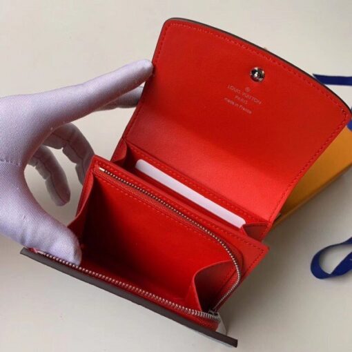 Replica Louis Vuitton Iris Compact Wallet Mahina Leather M67406 BLV962 7