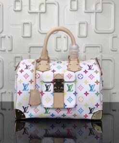 Replica Louis Vuitton Speedy 30 Bag Monogram Multicolor M92643 BLV586 2