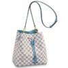 Replica Louis Vuitton Saintonge Bag Damier Azur N40154 BLV038 10