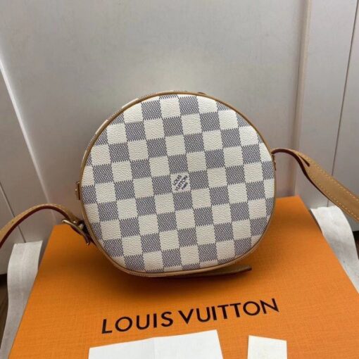 Replica Louis Vuitton Boite Chapeau Souple PM Damier Azur N40333 BLV030 2