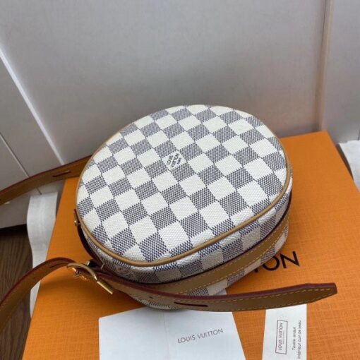 Replica Louis Vuitton Boite Chapeau Souple PM Damier Azur N40333 BLV030 4