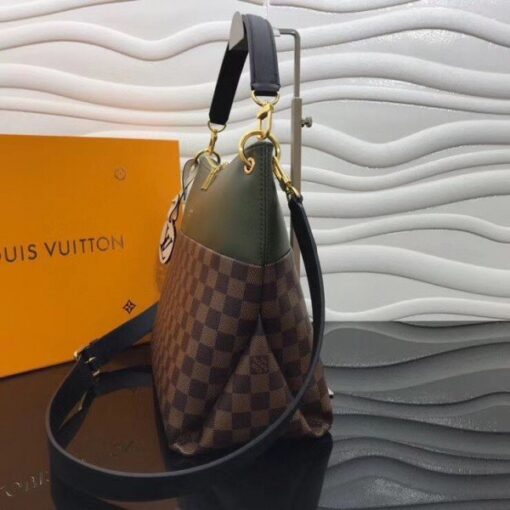 Replica Louis Vuitton Maida Hobo Bag Damier Ebene N40366 BLV091 3