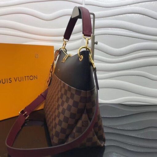 Replica Louis Vuitton Maida Hobo Bag Damier Ebene N40369 BLV090 3