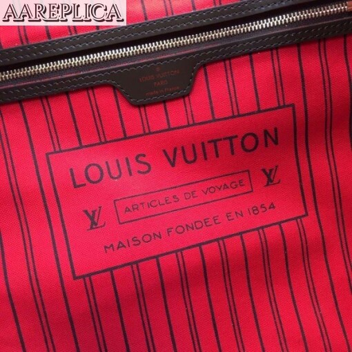Replica Louis Vuitton Neverfull GM Bag Damier Ebene N41357 BLV114 7