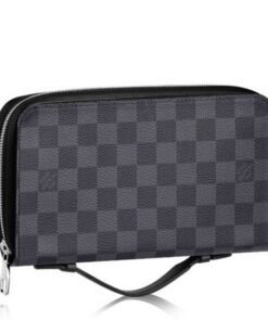 Replica Louis Vuitton Zippy XL Wallet Damier Graphite N41503 BLV1027
