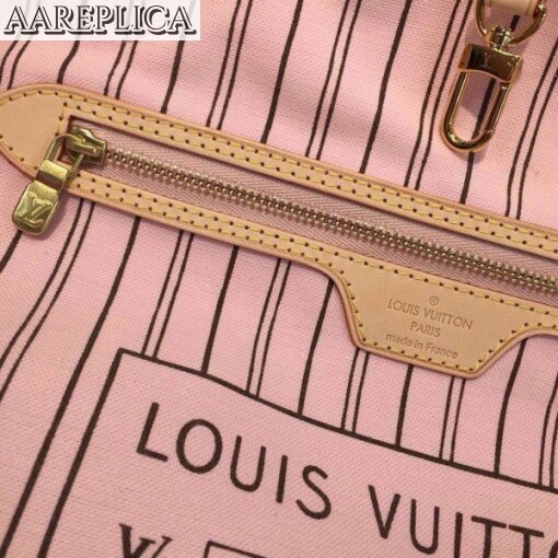 Replica Louis Vuitton Neverfull MM Bag Damier Azur N41605 BLV068 7