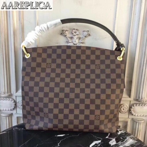 Replica Louis Vuitton Graceful PM Bag Damier Ebene N44044 BLV131 3