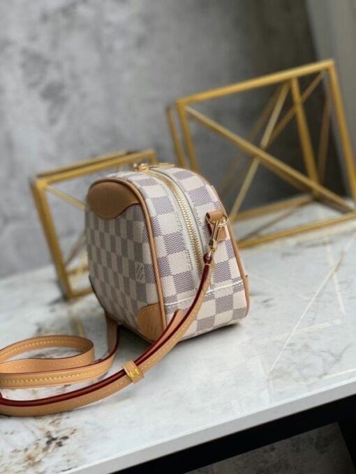 Replica Louis Vuitton Mini Deauville Bag Damier Azur N50048 BLV029 5