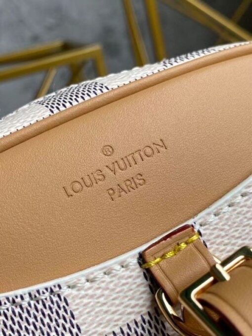 Replica Louis Vuitton Mini Deauville Bag Damier Azur N50048 BLV029 8