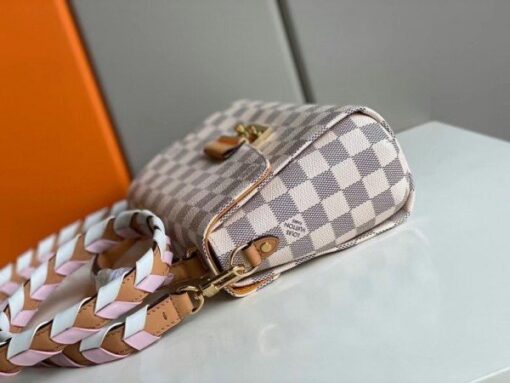 Replica Louis Vuitton Damier Azur Croisette Bag With Braided Strap N50053 BLV042 5