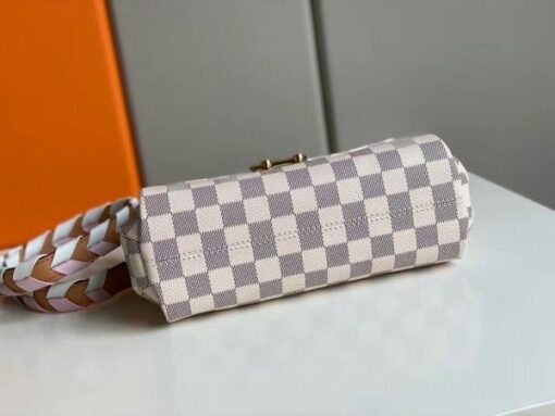 Replica Louis Vuitton Damier Azur Croisette Bag With Braided Strap N50053 BLV042 7