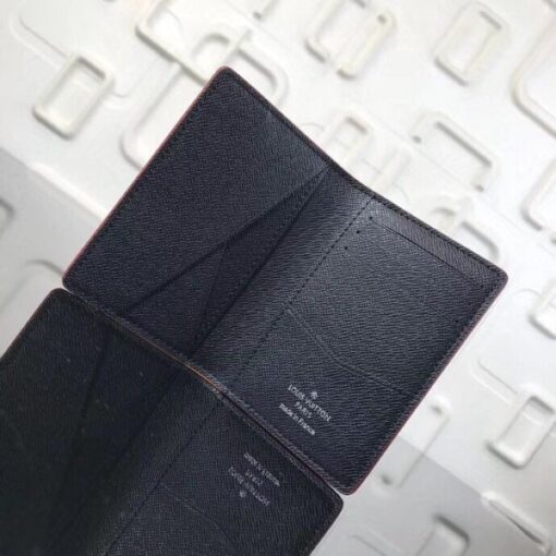 Replica Louis Vuitton Pocket Organizer Damier Graphite Patches N60130 BLV1028 7
