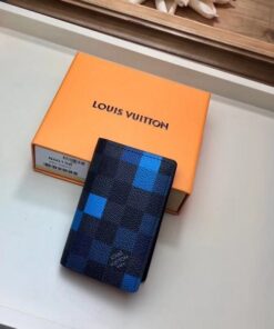 Replica Louis Vuitton Pocket Organiser Damier Graphite Pixel N60158 BLV1031 2