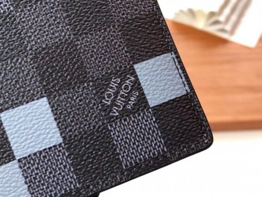 Replica Louis Vuitton Slender Wallet Damier Graphite Pixel N60181 BLV1036 4