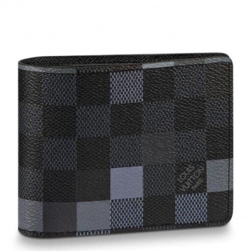 Replica Louis Vuitton Slender Wallet Damier Graphite Pixel N60181 BLV1036