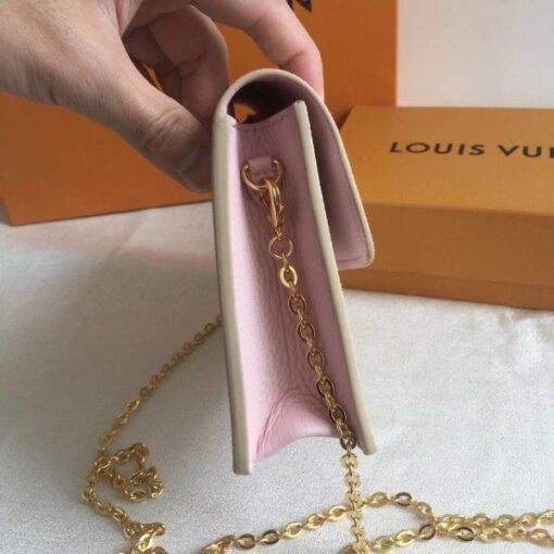 Replica Louis Vuitton Croisette Chain Wallet Damier Azur N60357 BLV039 4