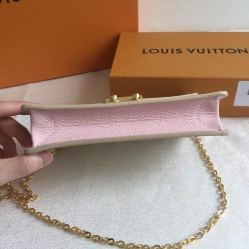 Replica Louis Vuitton Croisette Chain Wallet Damier Azur N60357 BLV039 10