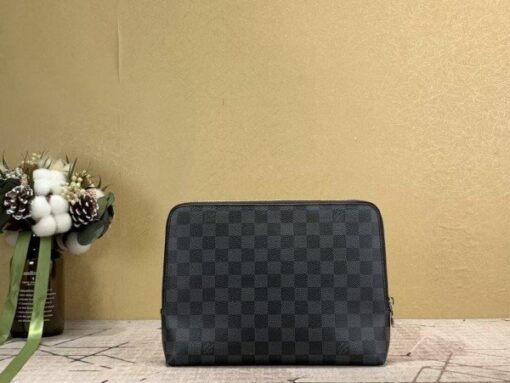 Replica Louis Vuitton New Pouch Damier Graphite N60417 BLV895 2