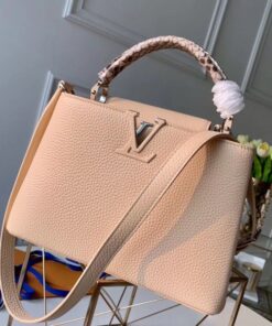Replica Louis Vuitton Capucines BB Bag With Python Handle N92042 BLV816 2