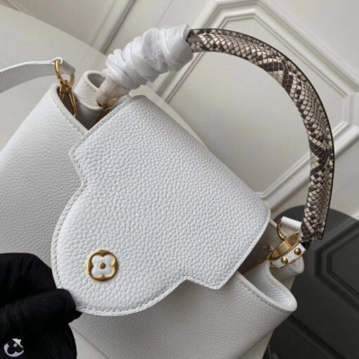Replica Louis Vuitton Capucines PM Bag With Python Handle N93045 BLV835 7