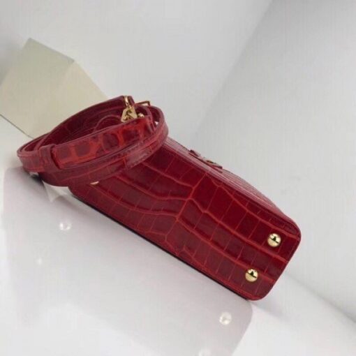Replica Louis Vuitton Capucines Mini Crocodile Bag N93254 BLV808 3