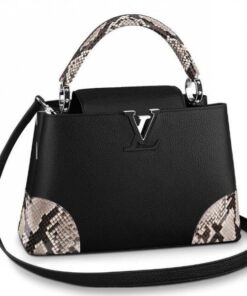 Replica Louis Vuitton Capucines PM Bag Python N94410 BLV841