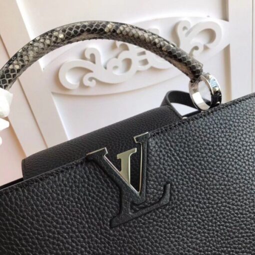 Replica Louis Vuitton Capucines PM Bag Python N94410 BLV841 4