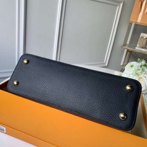 Replica Louis Vuitton Capucines PM Bag Python Stripe N94566 BLV840 7