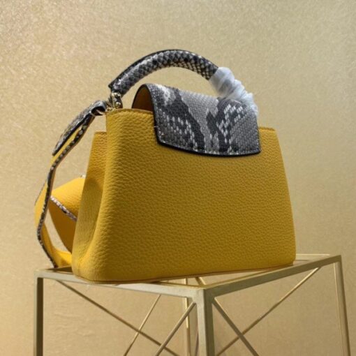 Replica Louis Vuitton Capucines Mini With Python Handle Flap N97076 BLV800 3