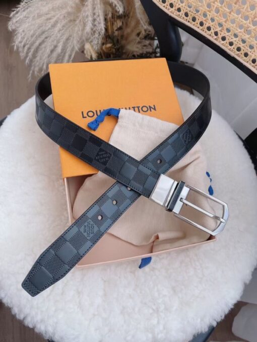 Replica Louis Vuitton Slender 35mm Reversible Belt Damier Infini M9906V 3