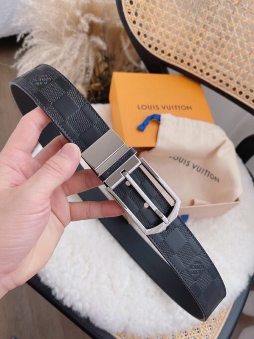 Replica Louis Vuitton Slender 35mm Reversible Belt Damier Infini M9906V 4