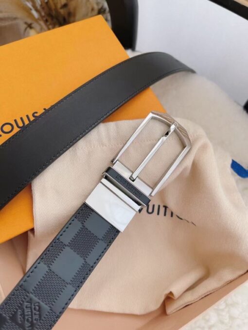 Replica Louis Vuitton Slender 35mm Reversible Belt Damier Infini M9906V 6