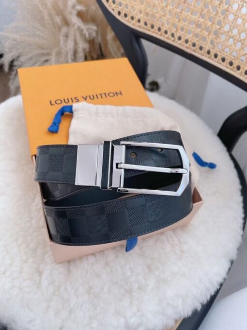 Replica Louis Vuitton Slender 35mm Reversible Belt Damier Infini M9906V 7