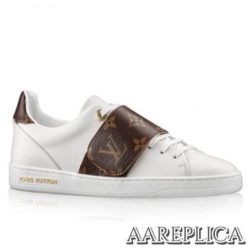 Replica Louis Vuitton Frontrow Sneaker In Leather And Monogram