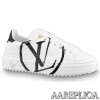Replica Louis Vuitton White Rivoli Sneakers 9