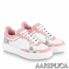 Replica Louis Vuitton 3D Monogram Flowers Time Out Sneakers 10