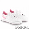 Replica Louis Vuitton Time Out Sneakers With Pink Transparent Rubber 10