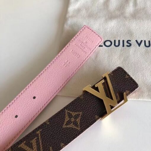 Replica Louis Vuitton LV Initiales 30MM Reversible Belt Monogram M9052U 3