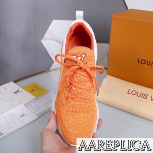 Replica Louis Vuitton Men’s Orange V.N.R Sneakers 6