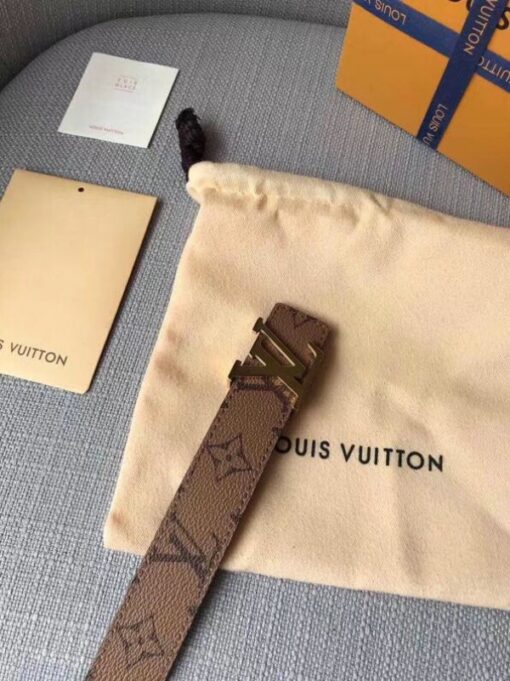 Replica Louis Vuitton LV Iconic 30mm Reversible Belt M0149U 4
