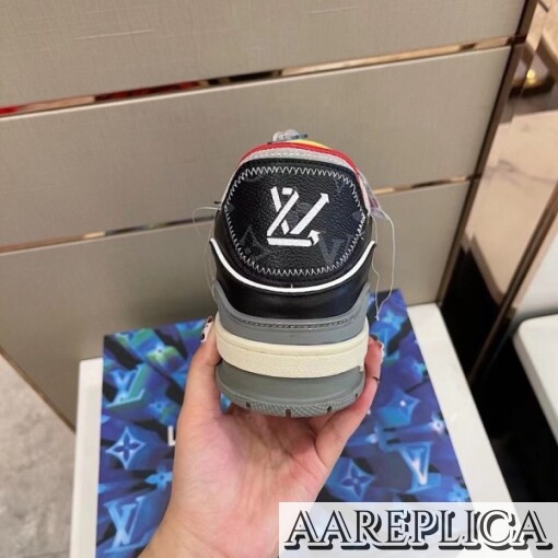 Replica Louis Vuitton LV Trainer Sneakers In Multicolour Leather 6