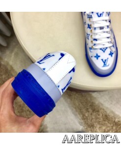 Replica Louis Vuitton Blue Stellar Sneakers 2