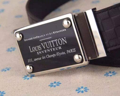 Replica Louis Vuitton Men LV Inventeur 35MM Belt M6820S 4