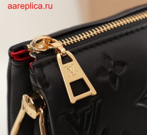 Replica Louis Vuitton COUSSIN BB Bag Black M20574 5