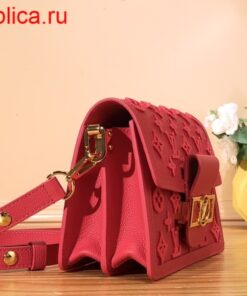 Replica Louis Vuitton MINI DAUPHINE Bag Fluo Pink M20747 2