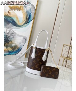 Replik Louis Vuitton NANO BUCKET Bag Monogramm beschichtetes Canvas M81489 2